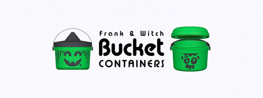 Frankenstein & Witch Bucket Containers