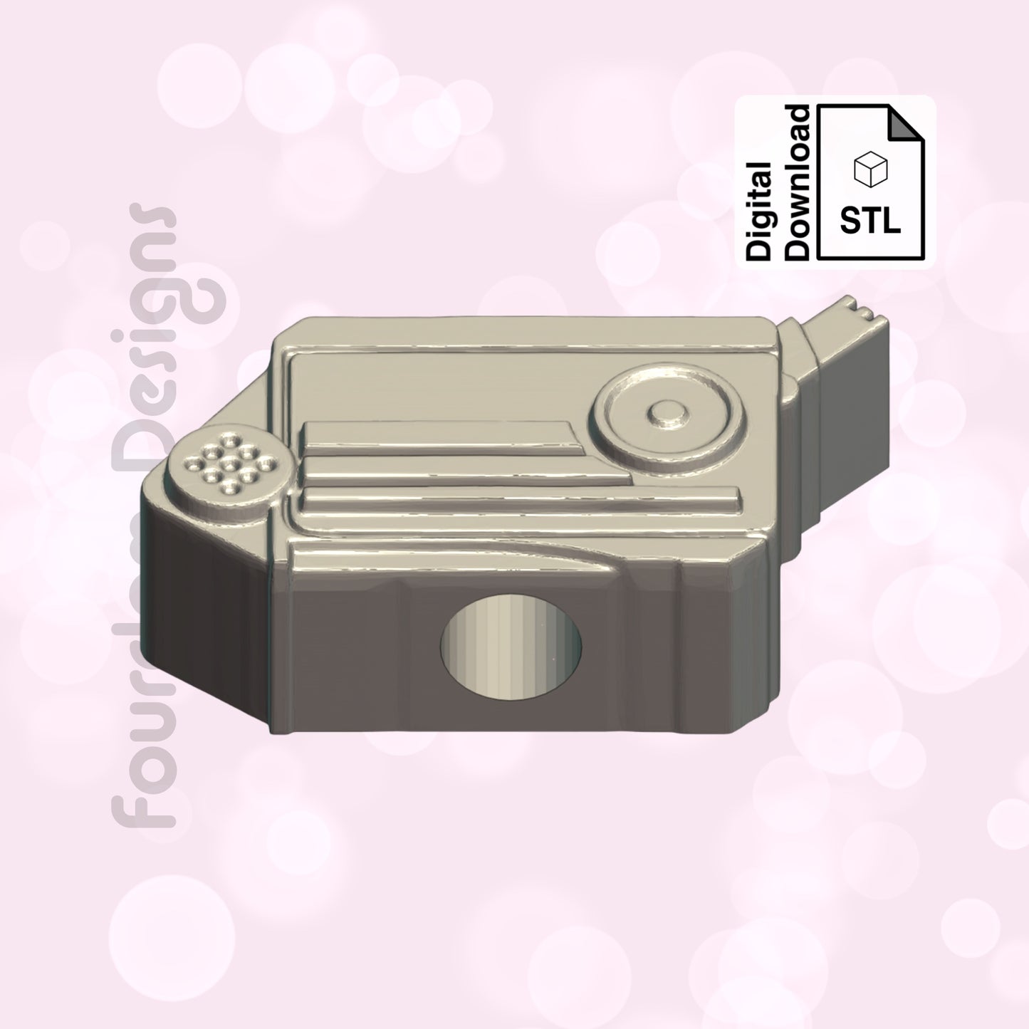 Recorder Straw Topper STL File for 3D Printing - Digital Download