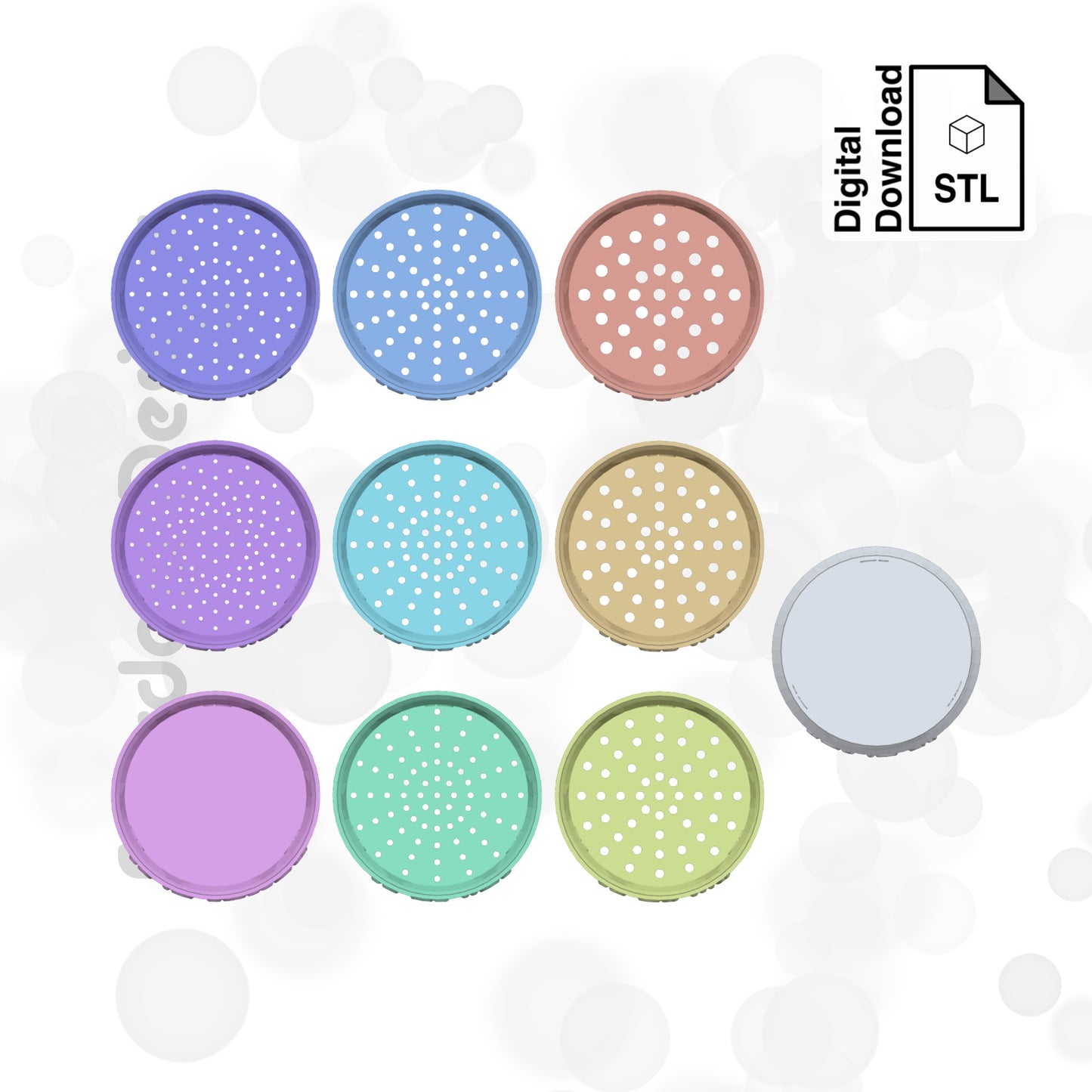 Rhinestone Sorter STL File for 3D Printing - Digital Download