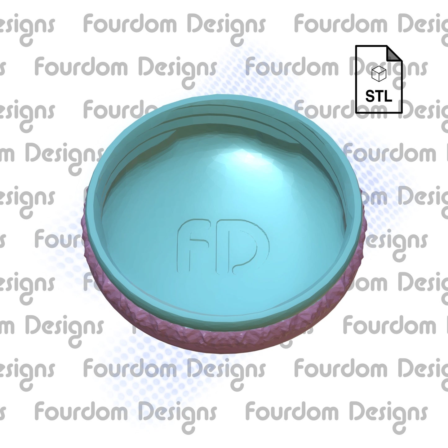 Macaron Container with Screw On Lid STL File for 3D Printing - Digital Download