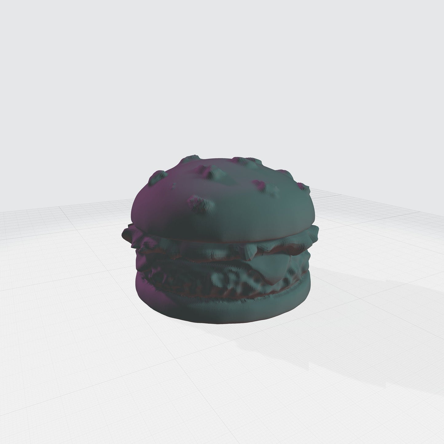 Hamburger - 3D Print Files - STL and OBJ File Download