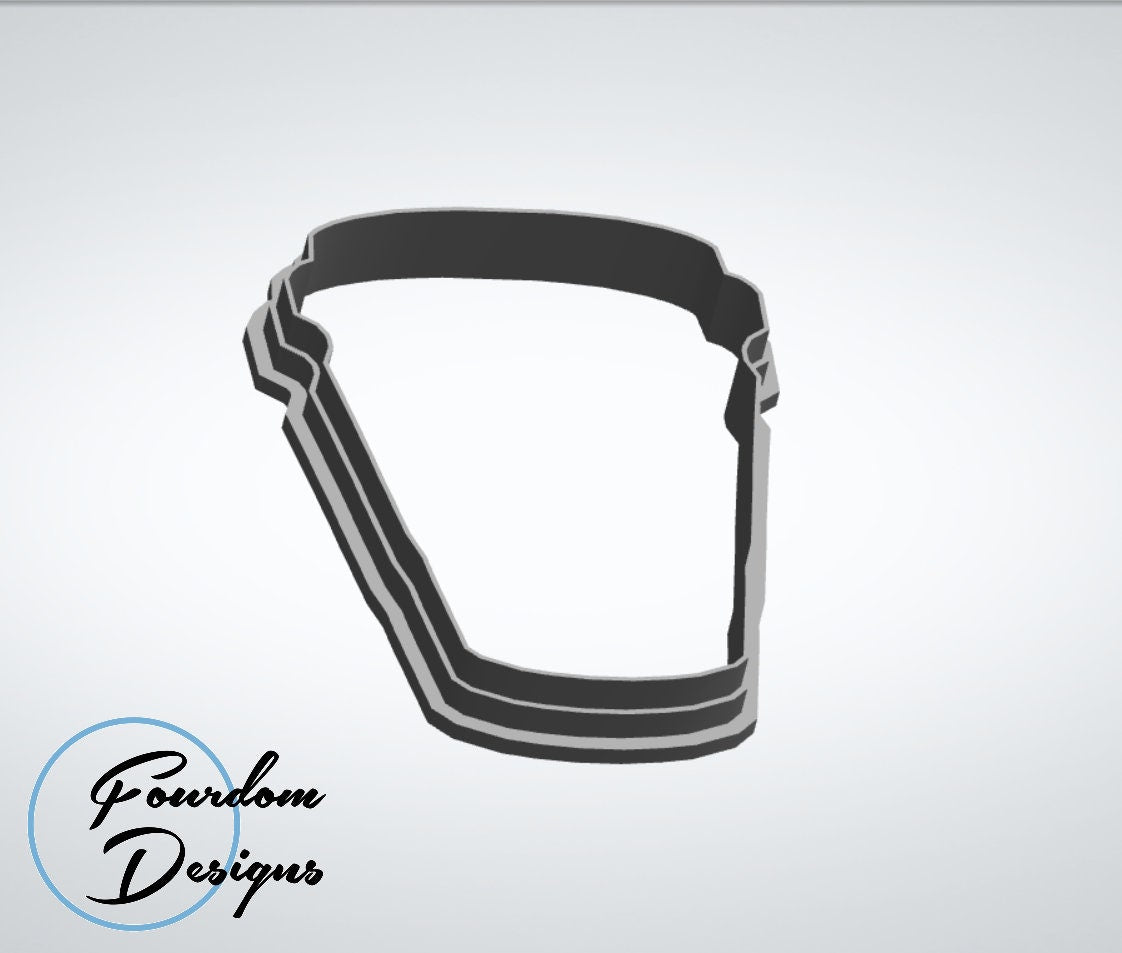 Coffee Cup Cookie Cutter and Fondant Cutter - STL Digital Download