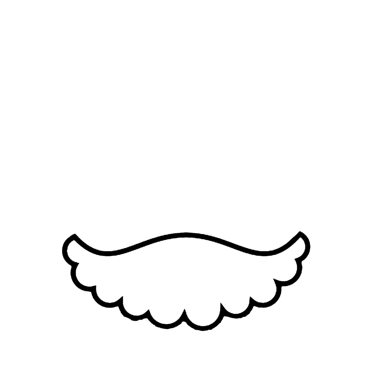 Santa Claus STL file for Cookie Cutter and Fondant Cutter - STL Digital Download for 3D Printing