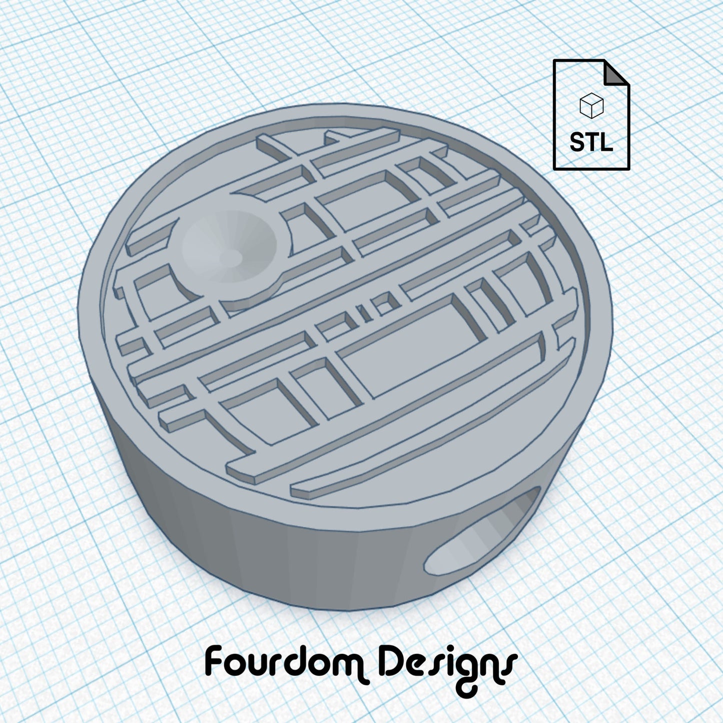 Space Ship Straw Topper STL File for 3D Printing - Digital Download