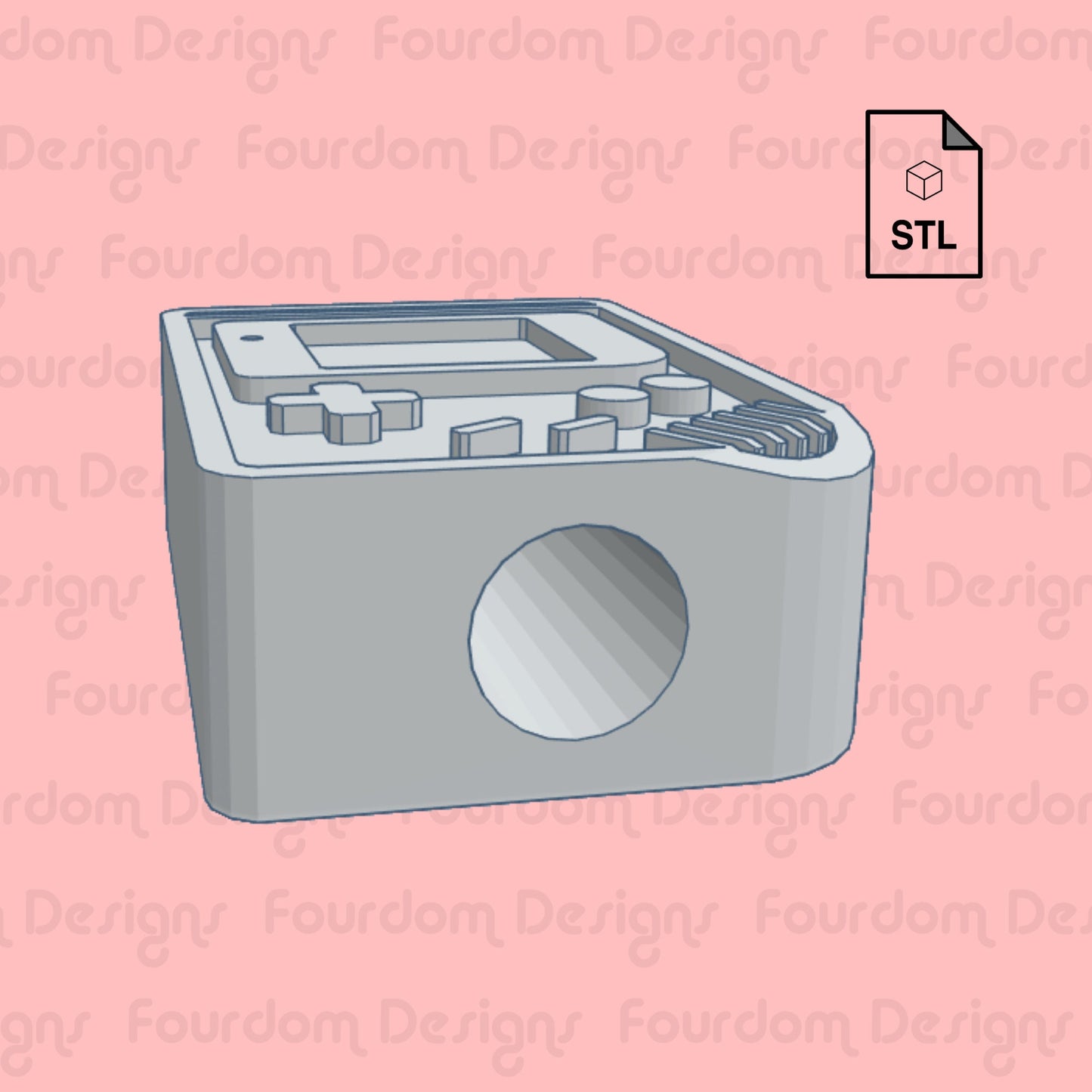 Gamer Straw Topper STL File for 3D Printing - Digital Download