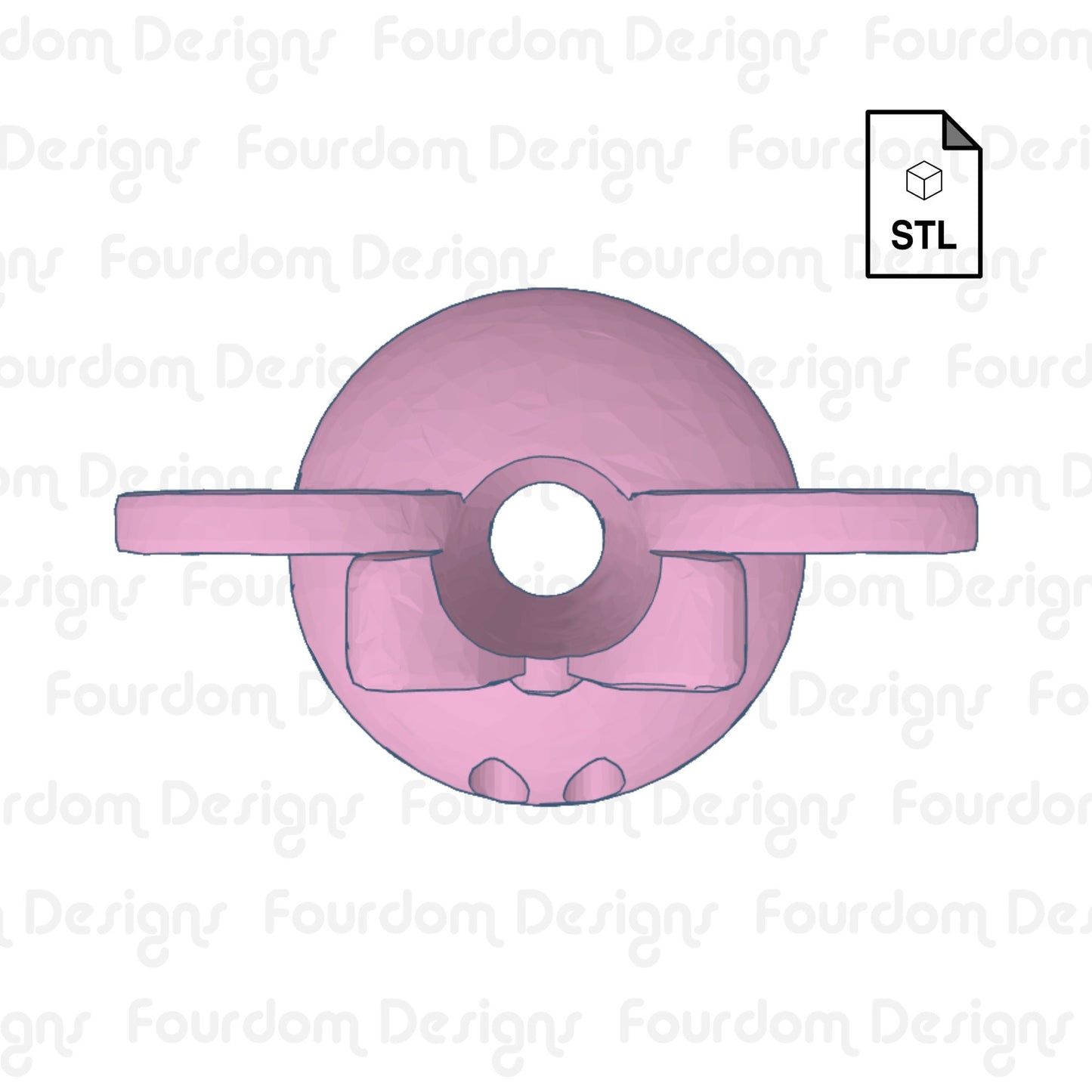 Girl Happy Haunt Ghost Straw Topper Straw Buddy STL File for 3D Printing - Digital Download