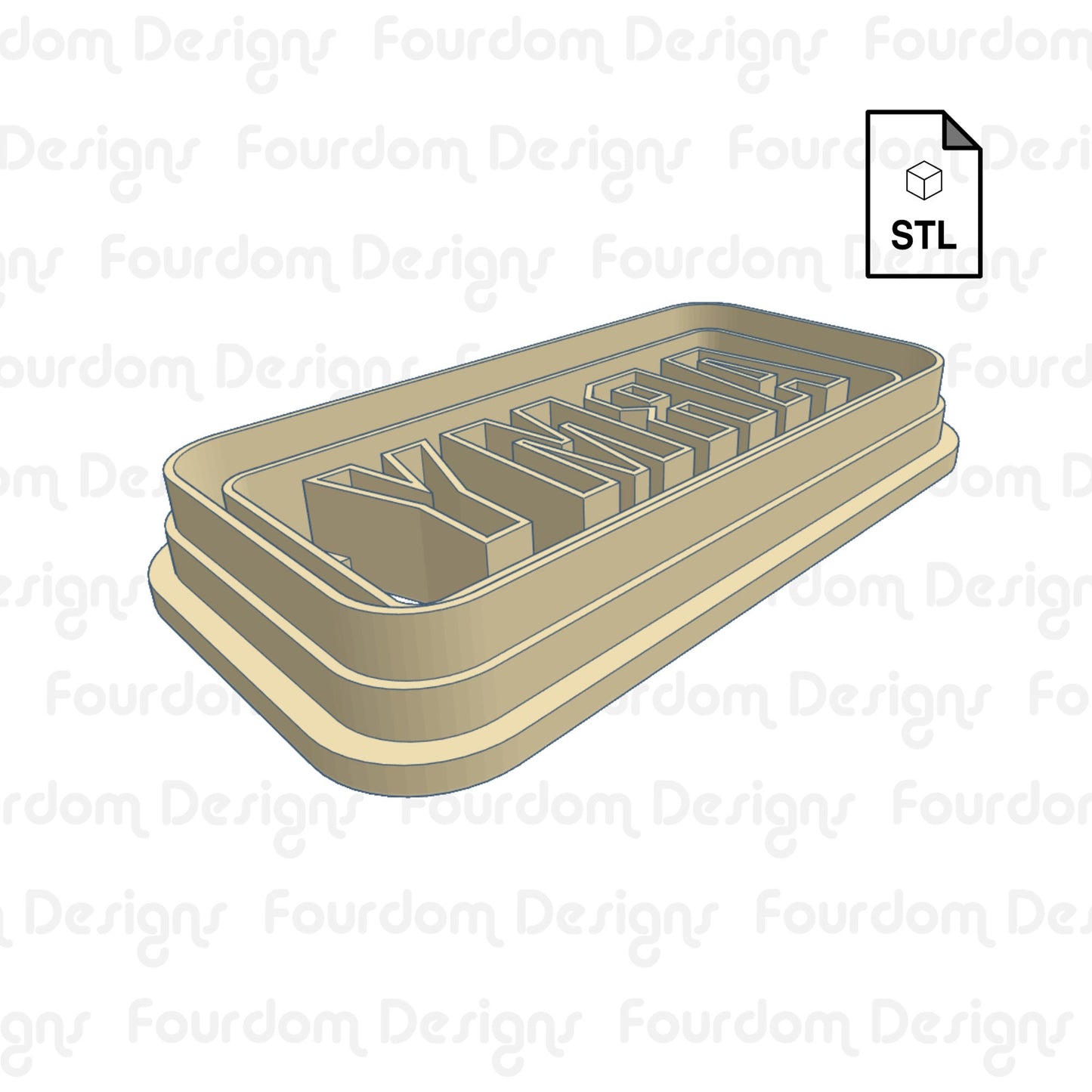 Army Instant Download STL File for Cookie Cutter Fondant Cutter Clay Cutter 3D Model for 3D Printing