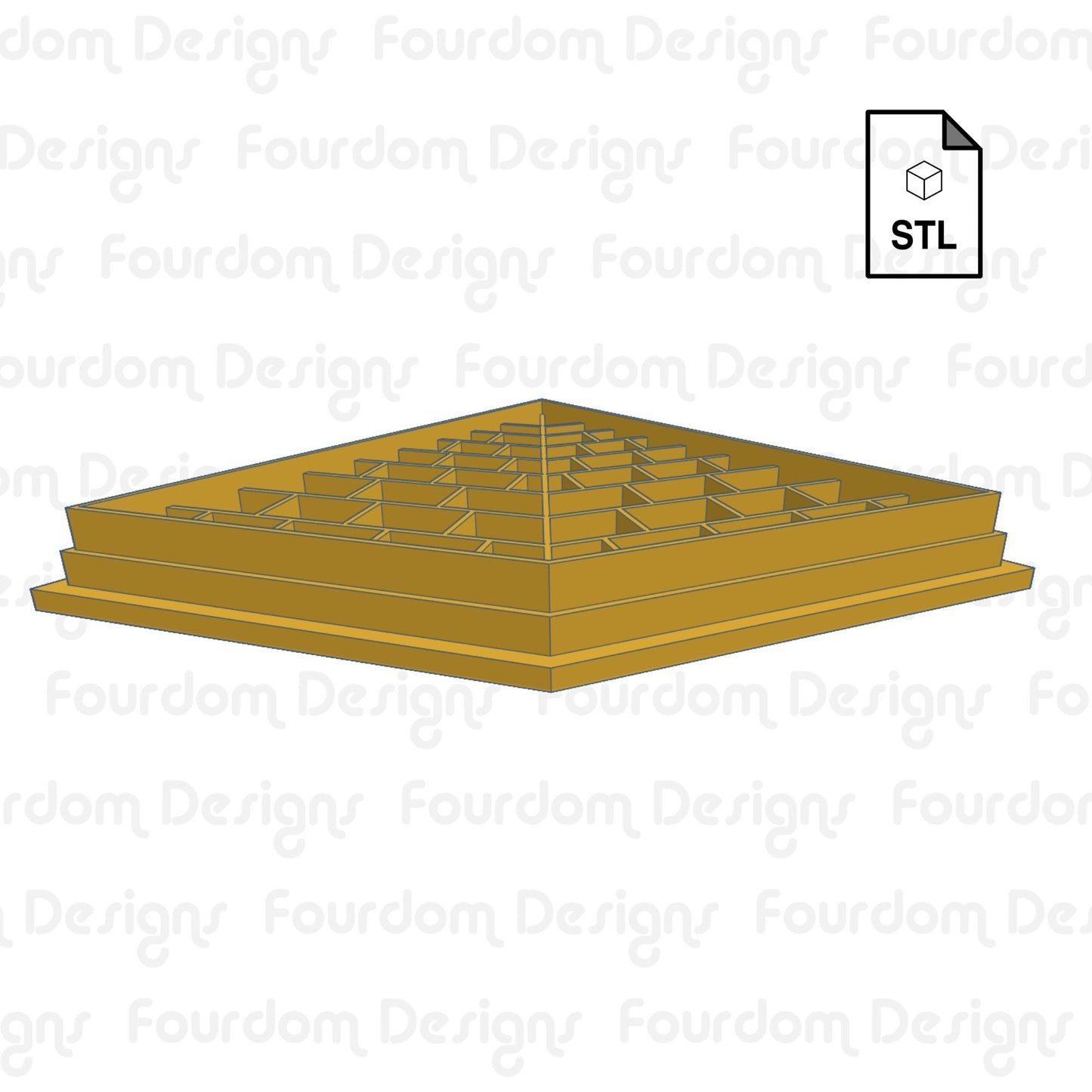 Pyramid Digital Download STL File for Cookie Cutter Fondant Cutter Clay Cutter 3D Model for 3D Printing