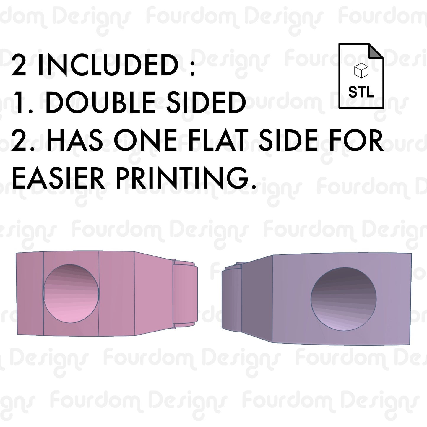 Kawaii Cupcake Straw Topper Straw Buddy STL File for 3D Printing - Digital Download