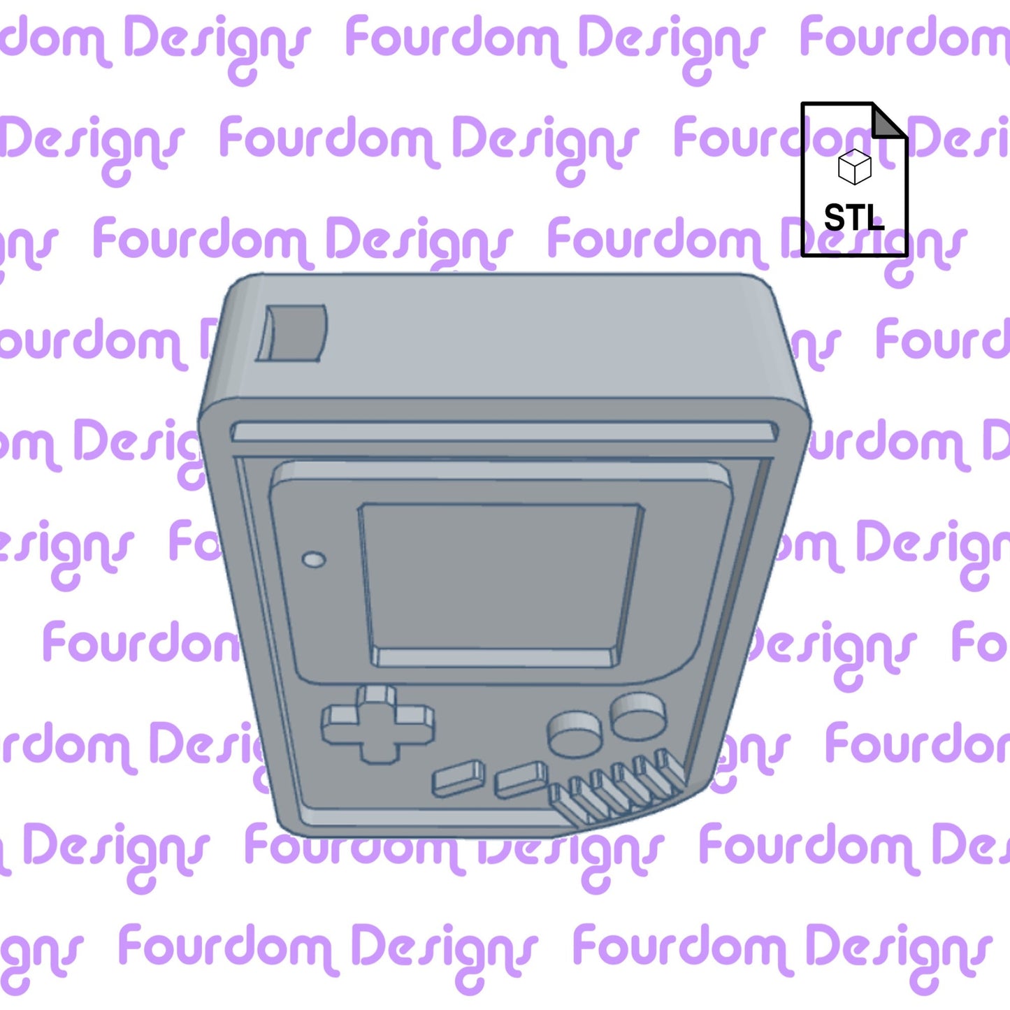 Gamer Keychain STL File for 3D Printing - Digital Download