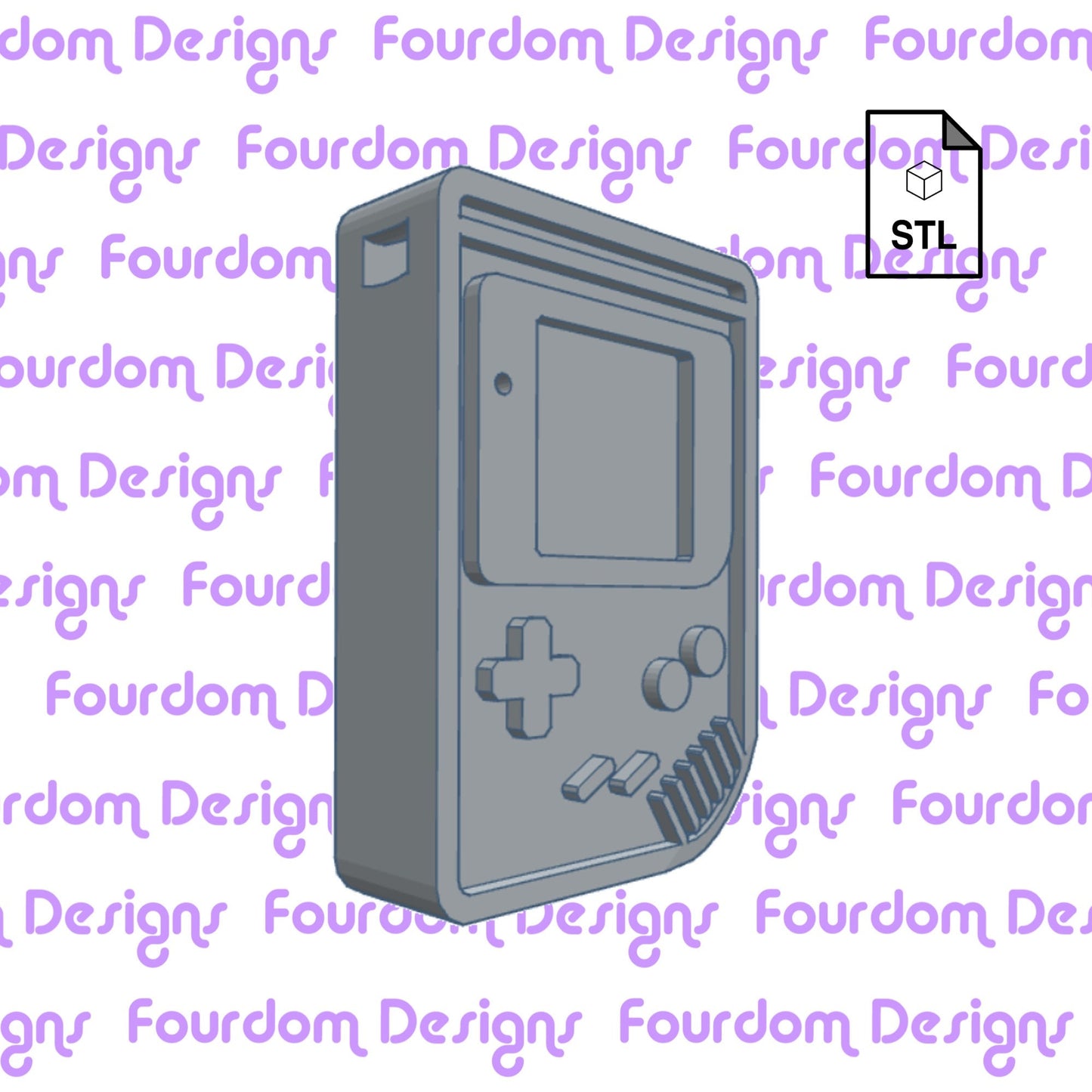 Gamer Keychain STL File for 3D Printing - Digital Download