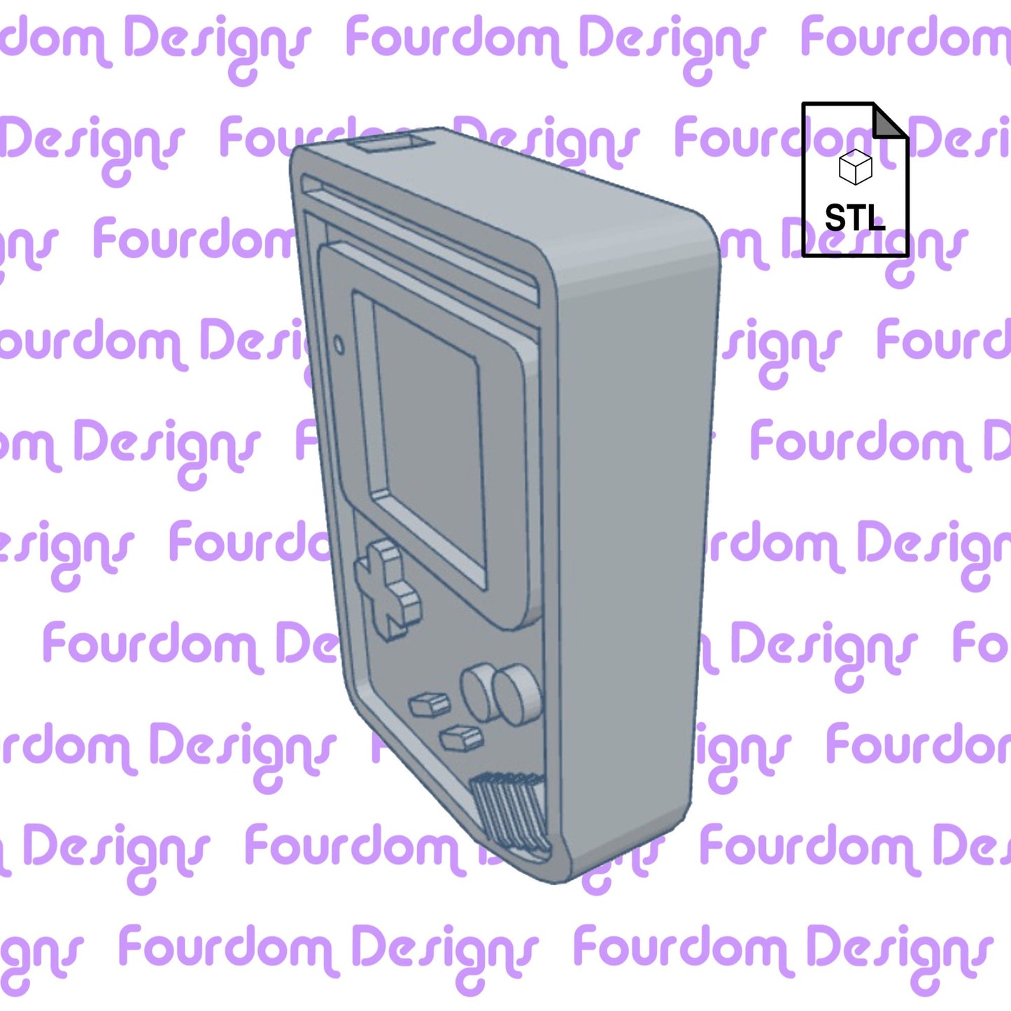 Gamer Keychain STL File for 3D Printing - Digital Download