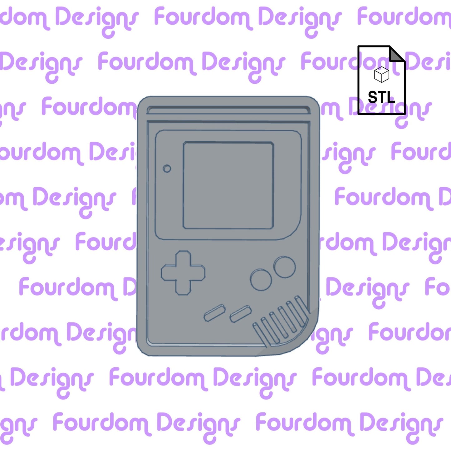 Gamer Keychain STL File for 3D Printing - Digital Download