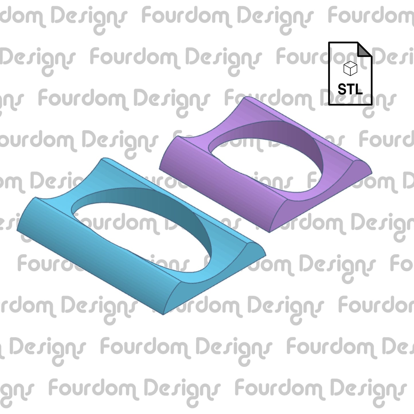 Tumbler Cradle Cup Cradle STL File for 3D Printing - Digital Download