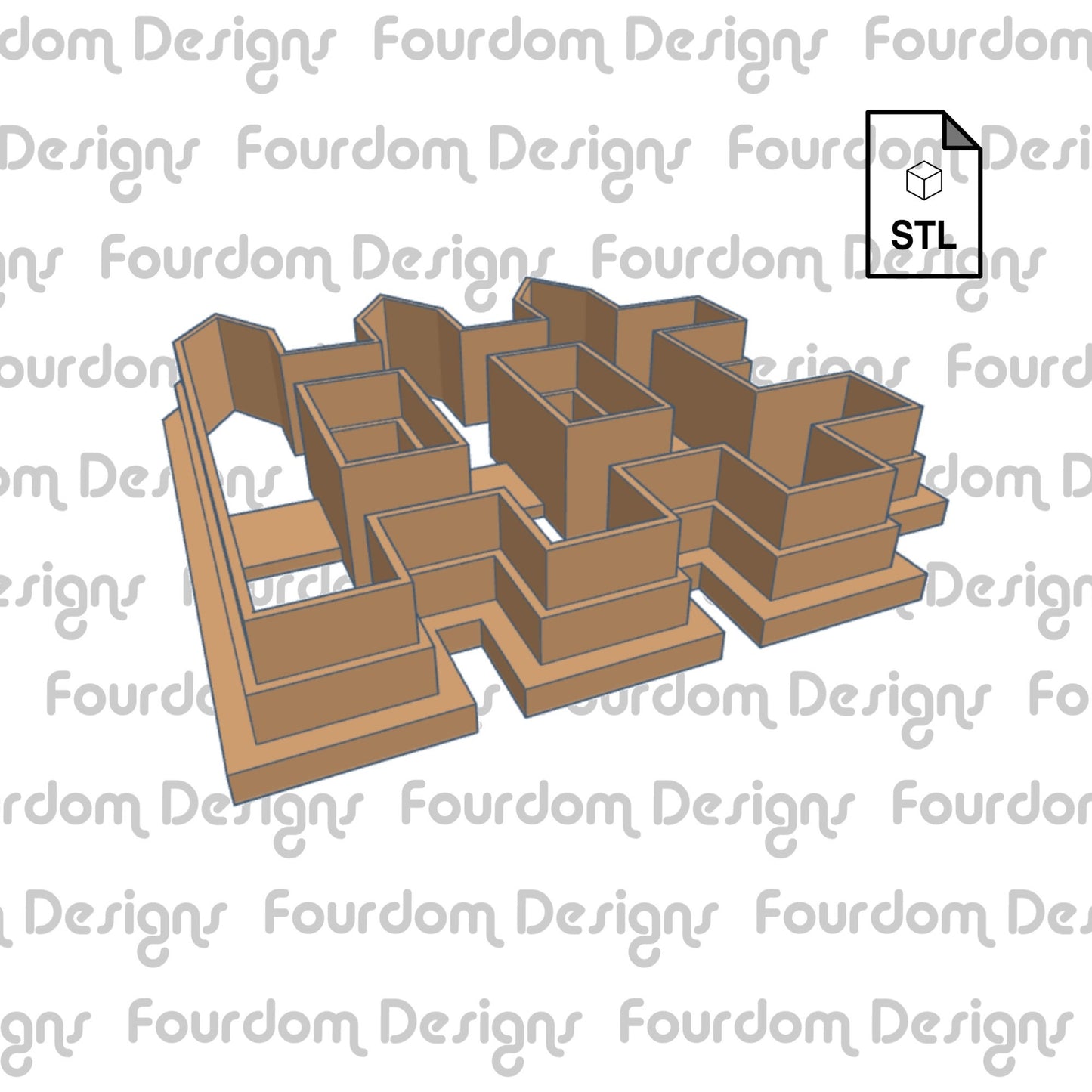 Fence Cookie Cutter STL File for 3D Printing - Digital Download