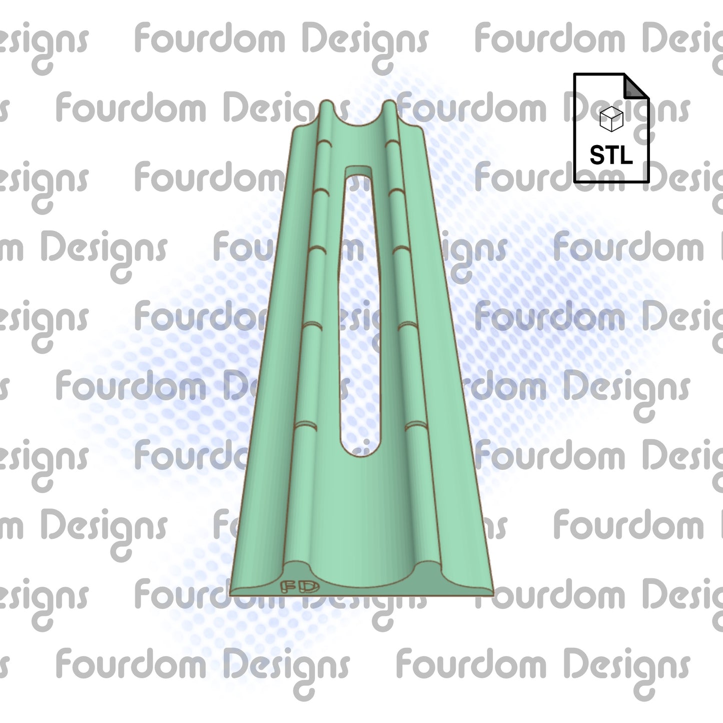 Pen Cradle Pen Holder STL File for 3D Printing - Digital Download