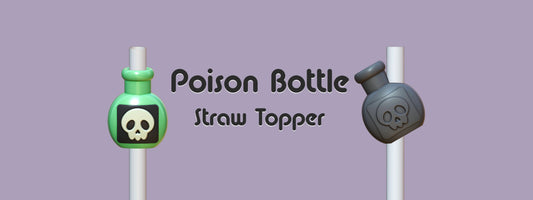 Poison Bottle Straw Topper