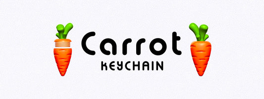Carrot Keychain