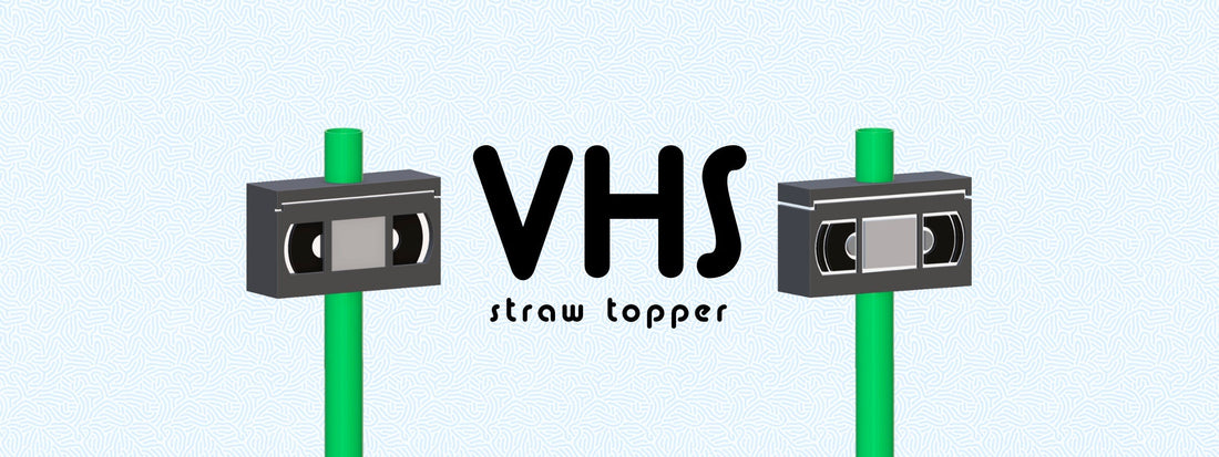 VHS Straw Topper