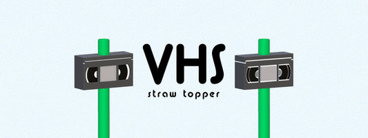 VHS Straw Topper
