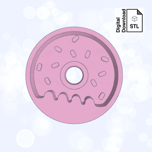 Doughnut Shaker and Resin STL File for 3D Printing for Resin Mold - Digital Download