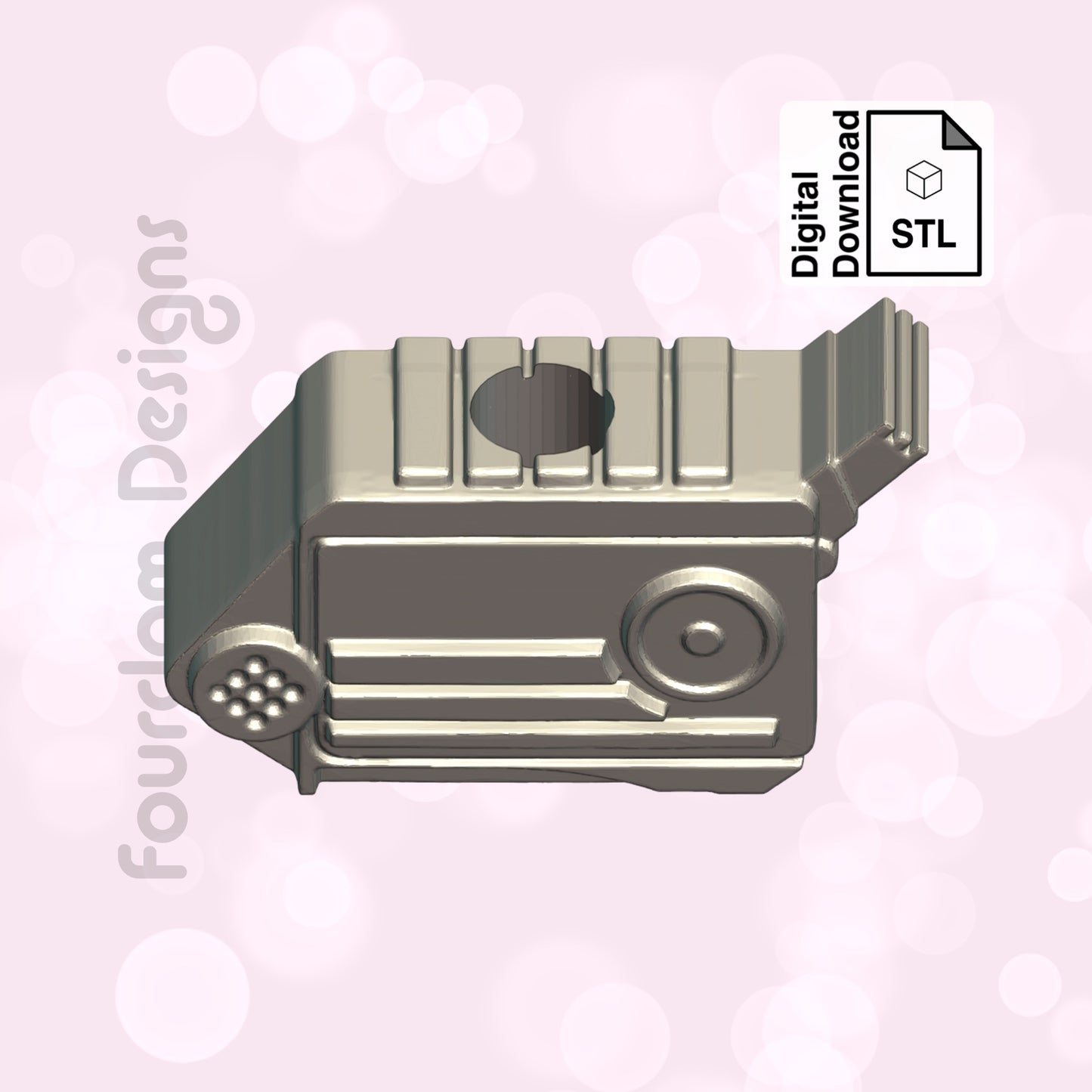 Recorder Straw Topper STL File for 3D Printing - Digital Download