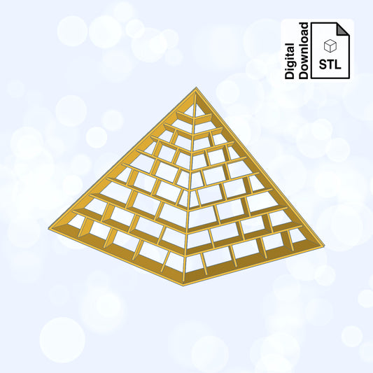 Pyramid Digital Download STL File for Cookie Cutter Fondant Cutter Clay Cutter 3D Model for 3D Printing
