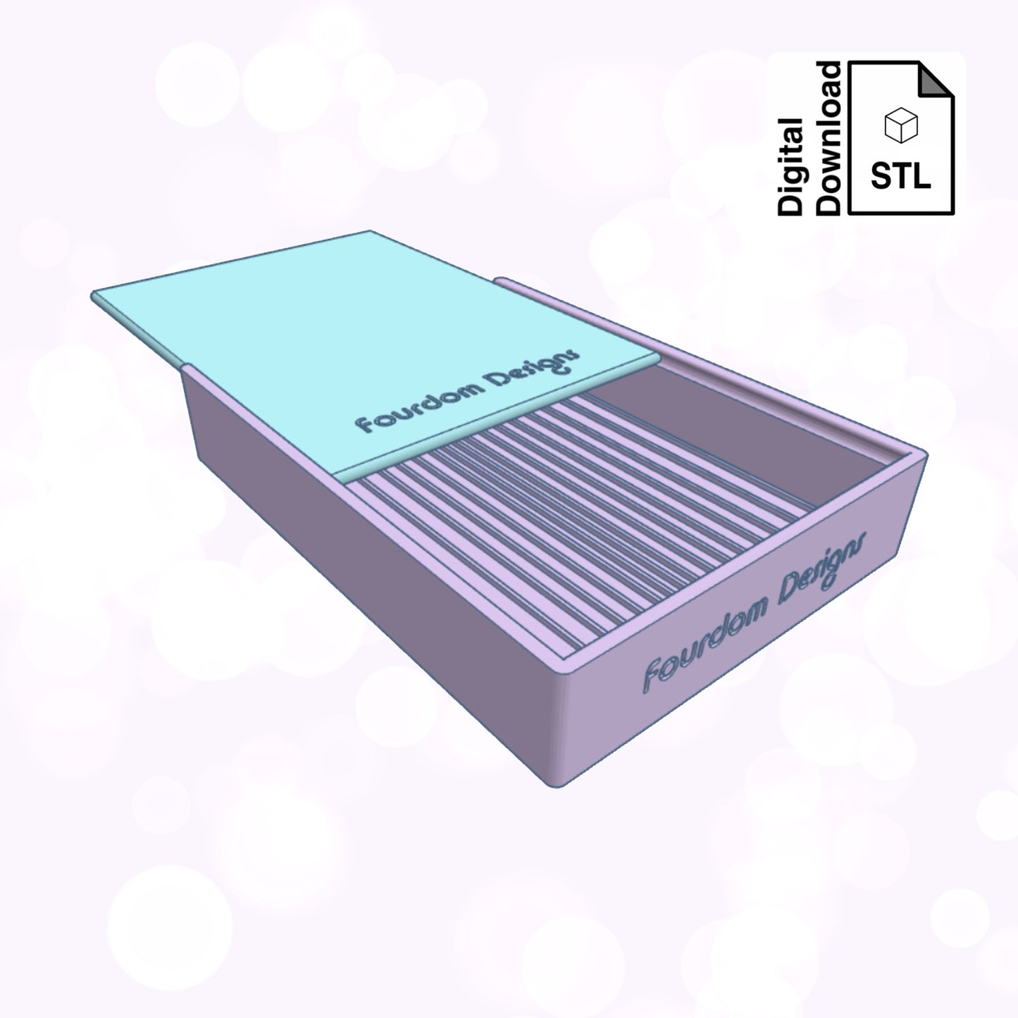 Rhinestone Sorter Tray Diamond Painting Tray STL File for 3D Printing - Digital Download