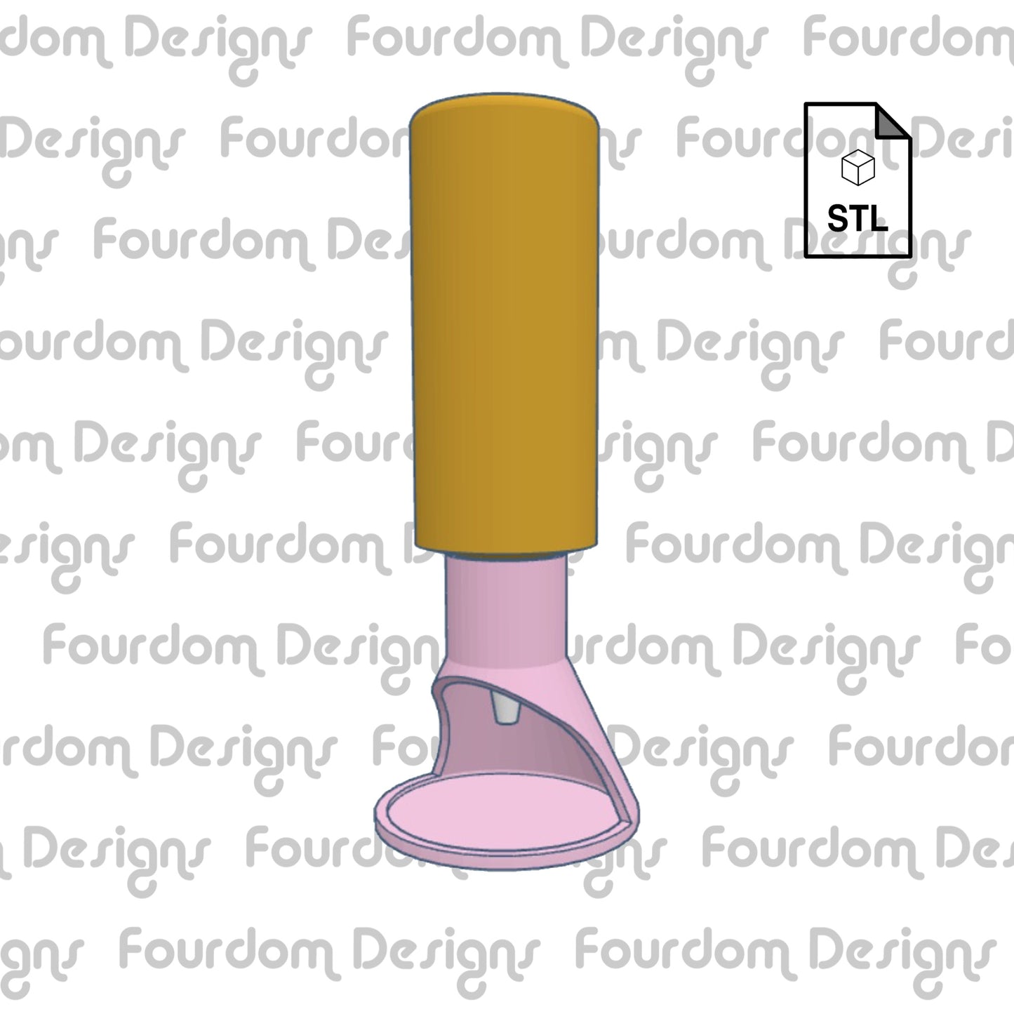 Glue Holder STL File for 3D Printing - Digital Download