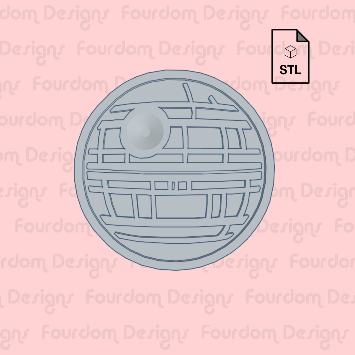 Space Ship Straw Topper STL File for 3D Printing - Digital Download