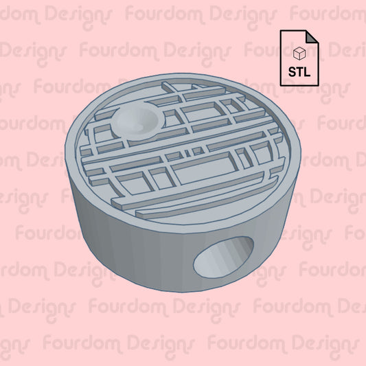 Space Ship Straw Topper STL File for 3D Printing - Digital Download
