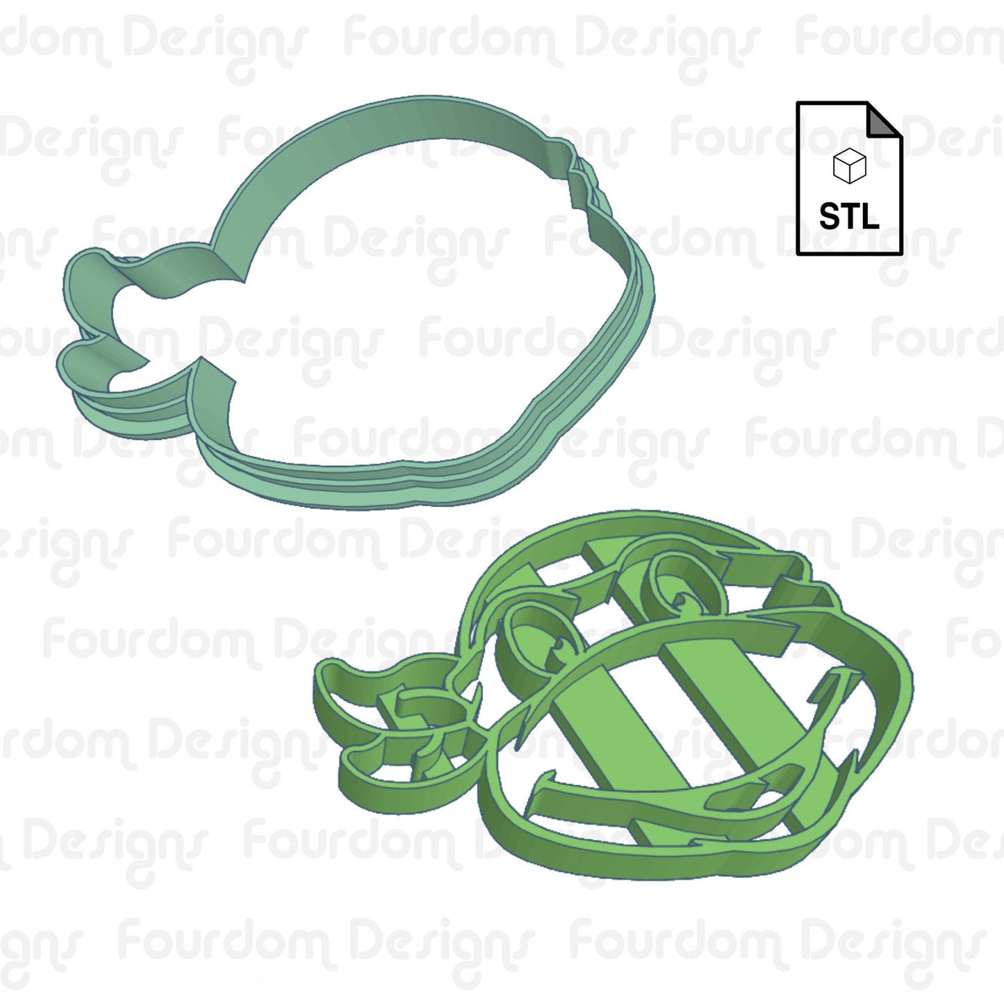 Turtle Digital Download STL File for Cookie Cutter Fondant Cutter Clay Cutter 3D Model for 3D Printing