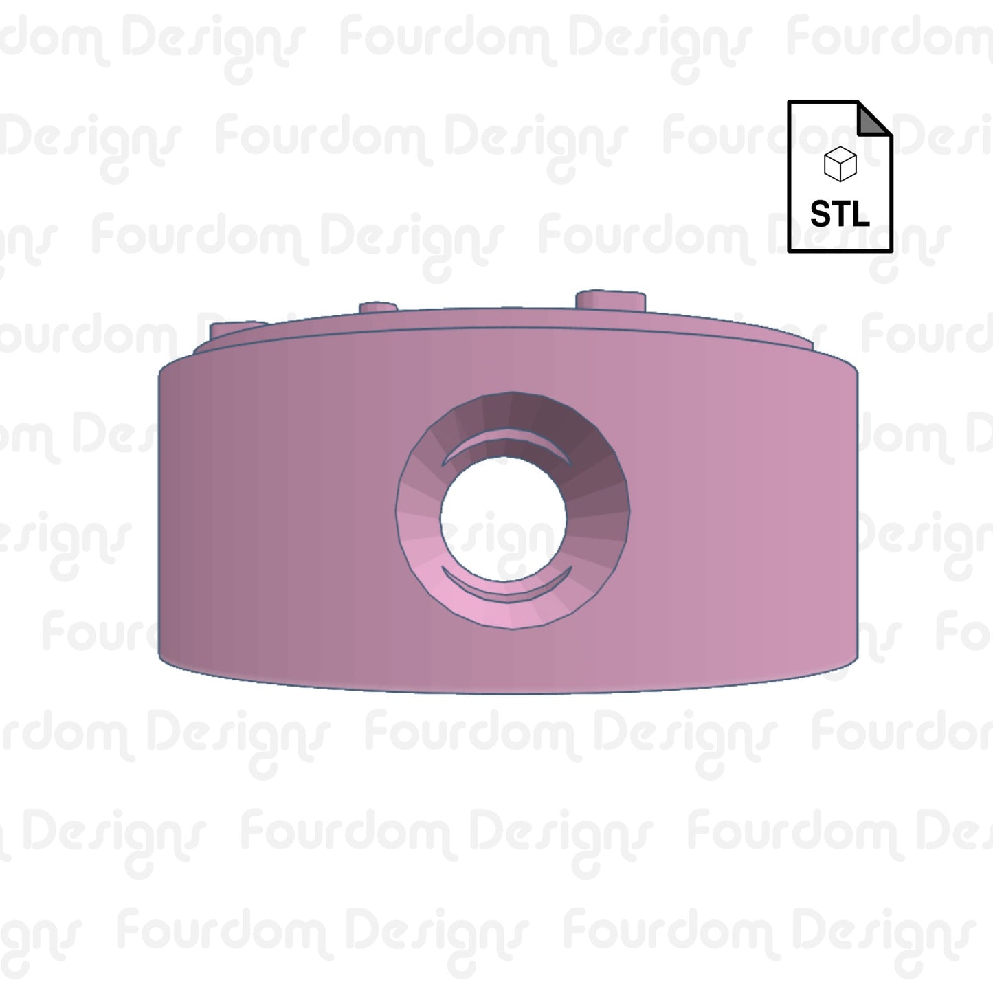 Donut Straw Topper STL File for 3D Printing - Digital Download