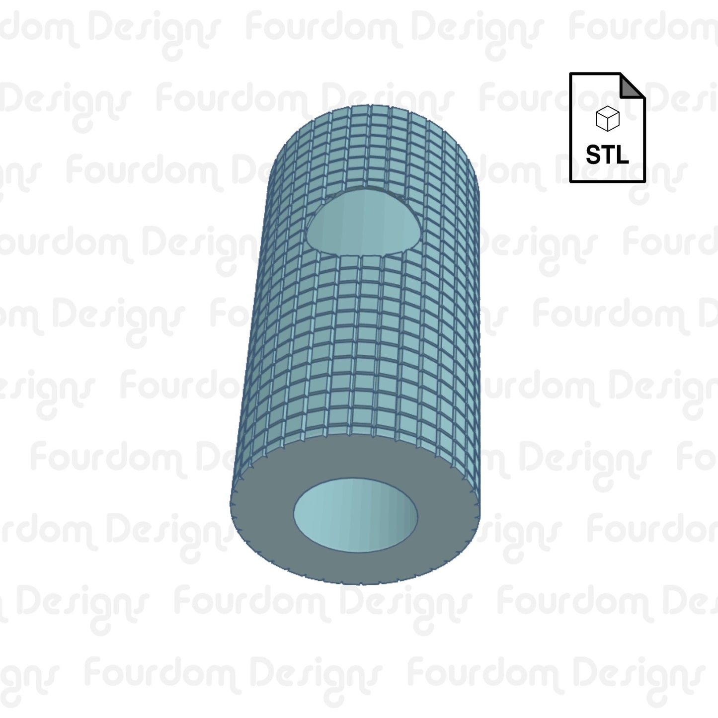 Grid Tumbler Straw Topper Straw Buddy STL File for 3D Printing - Digital Download