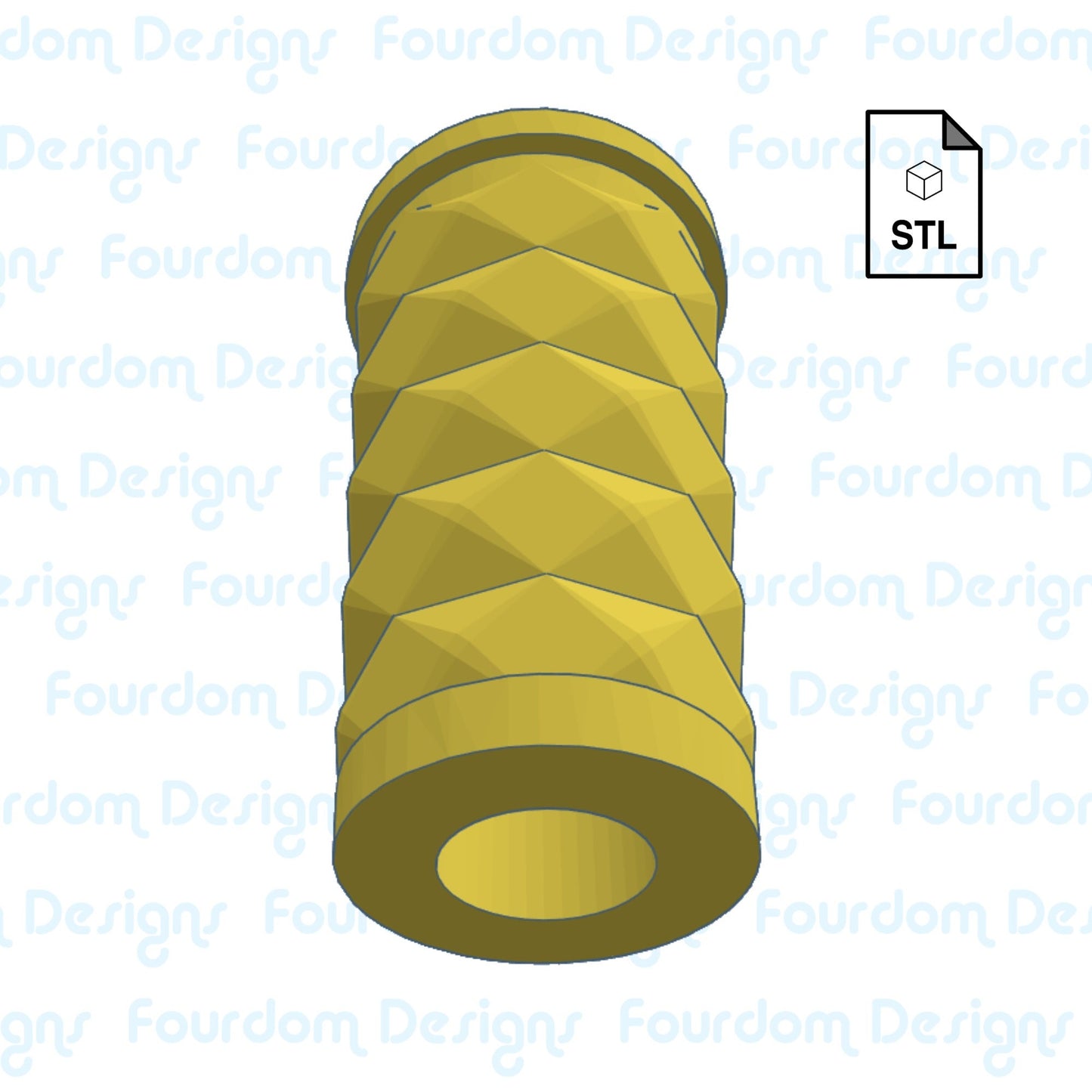 Pineapple Tumbler Straw Topper Straw Buddy STL File for 3D Printing - Digital Download
