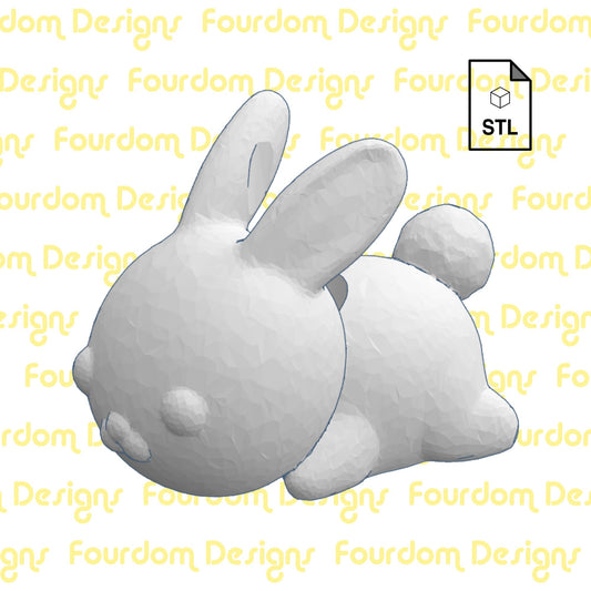 Bunny Straw Topper Straw Buddy STL File for 3D Printing - Digital Download
