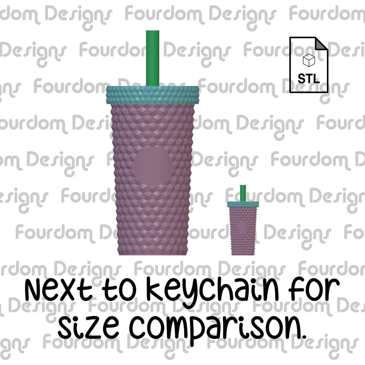 Studded Tumbler Stash Box with Removable Screw Top Hex STL File for 3D Printing - Digital Download