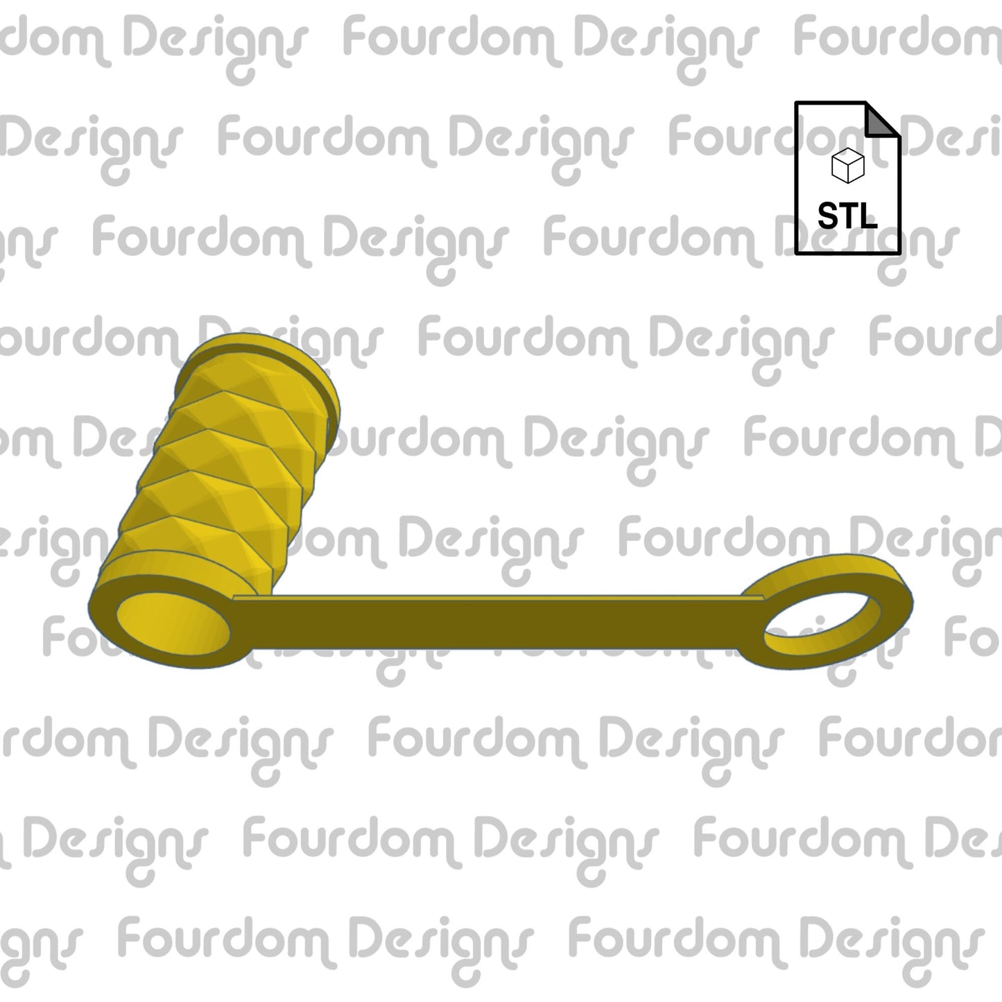 Pineapple Tumbler Straw Cap STL File for 3D Printing - Digital Download