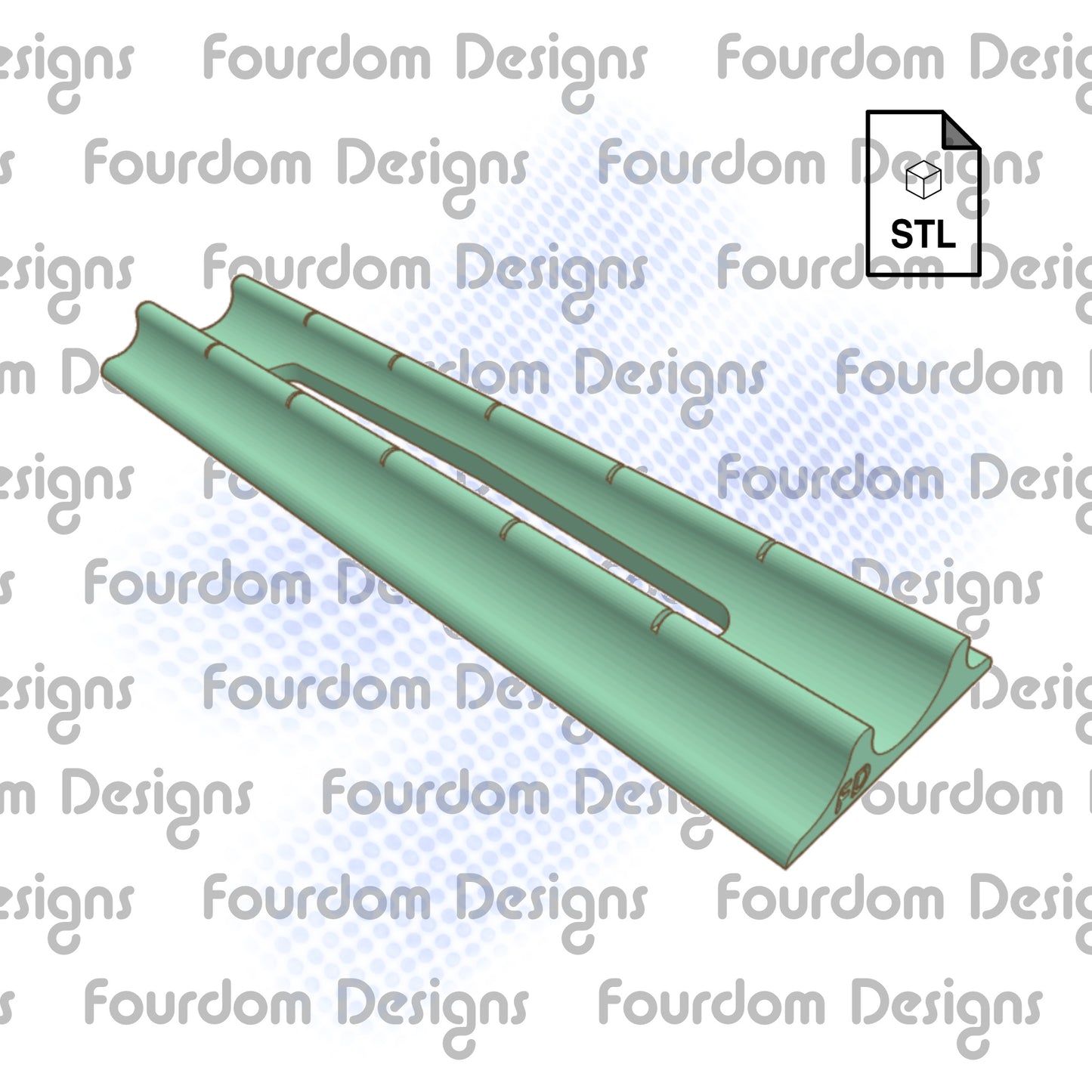 Pen Cradle Pen Holder STL File for 3D Printing - Digital Download